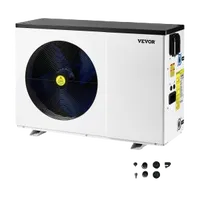VEVOR Electric Pool Heat Pump, 35830 BTU, Pool Heaters for 6605-13209GAL Above and In Ground Pools, Low Noise, Heating and Cooling Highly Efficient & Energy-Saving Pool Water Heater AC208-230V 60Hz | VEVOR US