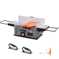 VEVOR Spiral Benchtop Jointer, 8-Inch, 2HP 10000 RPM Bench Top Wood Jointer, 18-Blade Spiral Cutterhead with Extendable Arm up to 6.5″ and 8x42.3″ Worktable 0-1/8″ Adjustable Depth, for Woodworking | VEVOR US