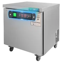 VEVOR 28-inch Stainless Steel Undercounter Refrigerator, 7.4 Cubic Feet, with Fan-Assisted Cooling and Lockable Single Door, Ideal for Food Preparation Areas and Bars | VEVOR US