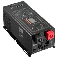 VEVOR Pure Sine Wave Inverter Charger, 3000 Watt, DC 24V to AC 120V Power Inverter with LCD Display, Remote Control, Solar Inverter for Off-Grid Solar RV Boat Home, Compatible with Various Batteries | VEVOR US