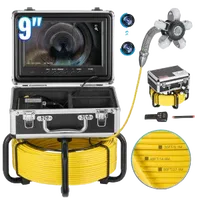 VEVOR Sewer Camera with 512Hz Locator, 98 ft/30 m, Self-Leveling Drain Inspection Camera with 9″ 1080P HD Screen, 36X Zoom, Snake Plumbing Camera with Lights-12 LED, 32GB SD Card for Duct Pipe | VEVOR US