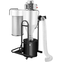 VEVOR Cyclone Dust Collector Woodworking Dust Collector 2HP 220V Heavy Duty | VEVOR US