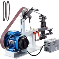 VEVOR 1500W 2HP Belt Sander Grinder, 2″ x 82″ Variable Speed Belt Grinder for Metalworking, 3 in 1 Belt Sander Polisher with 3 Grinding Moulds & Flat Platen Tool Rest for Knife Making | VEVOR US