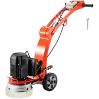 VEVOR Electric Concrete Floor Grinder 10″ Walk-Behind Grinder 1.5HP Concrete Floor Polisher, 34″-46″ Adjustable Grinding Machine, 1720RPM 1Phase Surfacing Grinder for Granite/Marble/Concrete/Stones | VEVOR US