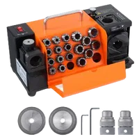VEVOR MR-20G Drill Bits Sharpener 3-20mm Bits Grinder Sharpener & 18 Collets | VEVOR US