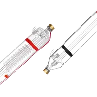 VEVOR 100W CO2 Laser Tube, 57 in (1450 mm) Length, 3.1 in (80 mm) Dia Borosilicate Glass Laser Cutter Tube with Metal Head, 10,000hr Wires Preconnected for Laser Engraver Engraving Cutting Machine | VEVOR US