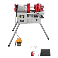 VEVOR Electric Pipe Threader Machine, 750W 28RPM Threading Cutting Machine, 1/2 to 2 inch Pipes Threading Cutter Tool with Foot Pedal for Plumbing, Automotive Repairs, Metalworking | VEVOR US