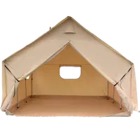 VEVOR Canvas Wall Tent 10x12ft, Wall Tent with PVC Storm Flap, Large Canvas Wall Tent Waterproof, Camping Canvas Tents With Stove Hole for 6-8 people Outdoor Camping Hiking Party Hunting | VEVOR US