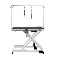 VEVOR 50″ Electric Pet Grooming Table, Heavy Duty Dog Grooming Arm for Large Dogs, Height Adjustable Dog Grooming Station, Anti Slip Tabletop/Dog Grooming Station, Max Bearing 400LBS | VEVOR US