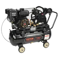 VEVOR 7HP Gas Powered Air Compressor, 13.2 Gallon Horizontal Air Compressor Tank, 9CFM@115PSI Gas Driven Piston Pump Air Compressed System with 115PSI Max Pressure for Construction Sites Workshop | VEVOR US