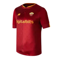 Men's As Roma Home Short Sleeve Jersey