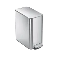 Simplehuman Brushed Metal Bathroom Trash Can