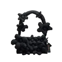 Loop Shoulder Bag With Floral Appliqué