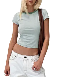 Lex Top Green Stripe