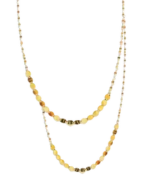 Nude Duo 14k Yellow Gold Multi-Strand Necklace