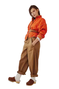 Oak Suede Cozy Clog Mules