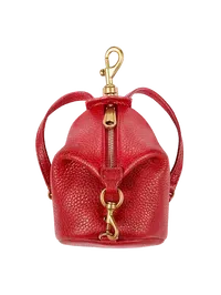 Women's Mini Julian Leather Backpack Keychain