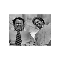 Step Brothers - Crossing Streams Grayscale Wall Art